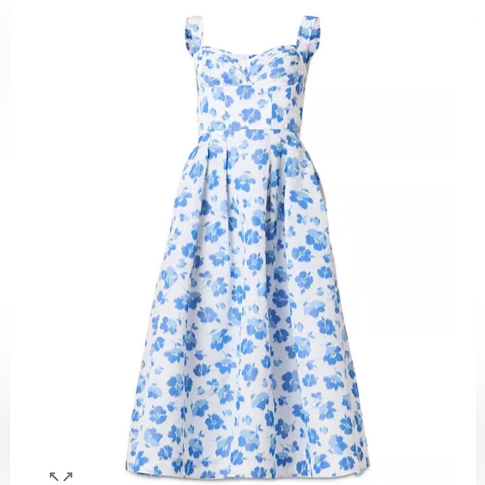 Shoshanna Ophelia Midi Dress NWT SIZE 6 - Picture 4 of 12